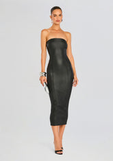 Adalaide Coated Midi Dress