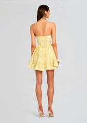 Fiza Strapless Short Dress