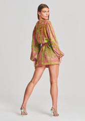 Gabrielle Sequin Palm Robe