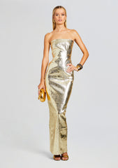 Lavonne Leather Dress