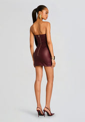 James Coated Mini Dress