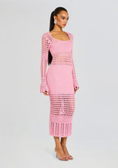 Airie Knit Crochet Dress